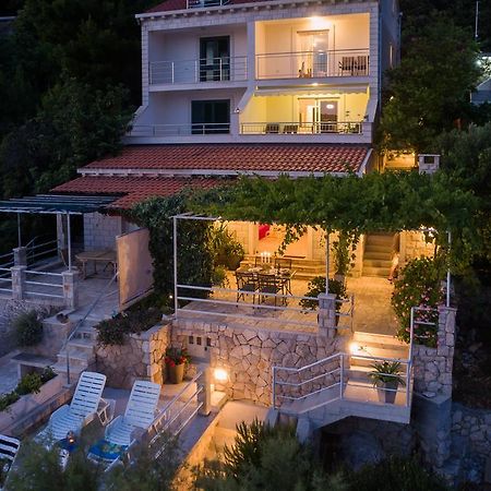 Apartments Ratac Lobrovic With Private Beach And Beautiful Sunset Slano Bagian luar foto